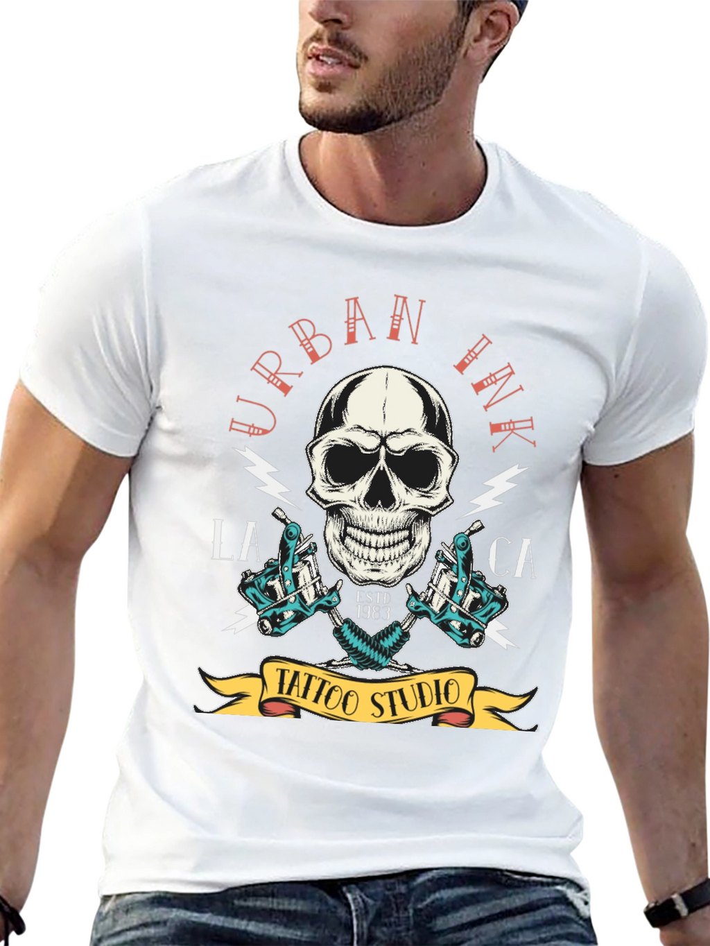 Urban Ink Tattoo Studio Black T-Shirt