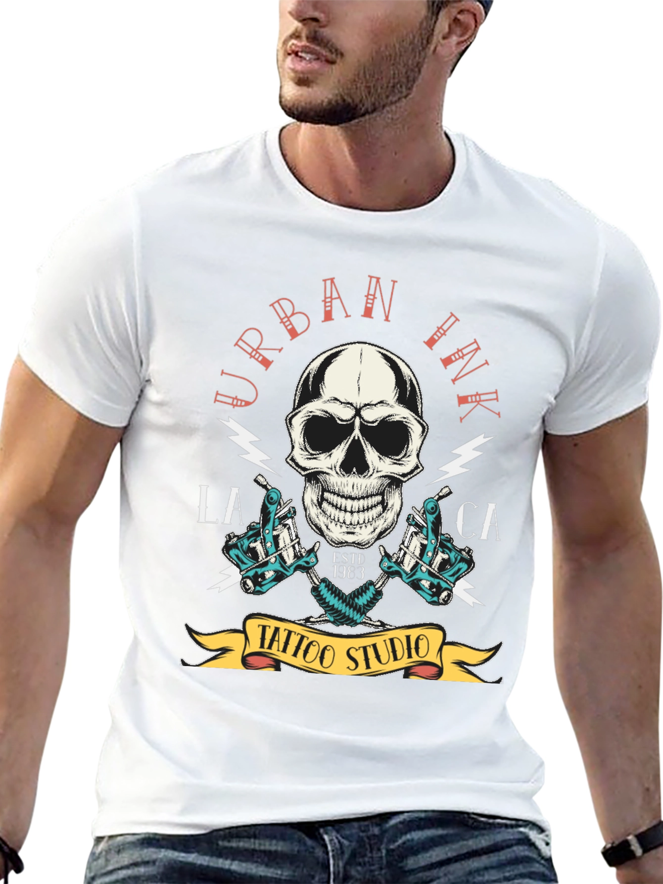 Urban Ink Tattoo Studio Black T-Shirt