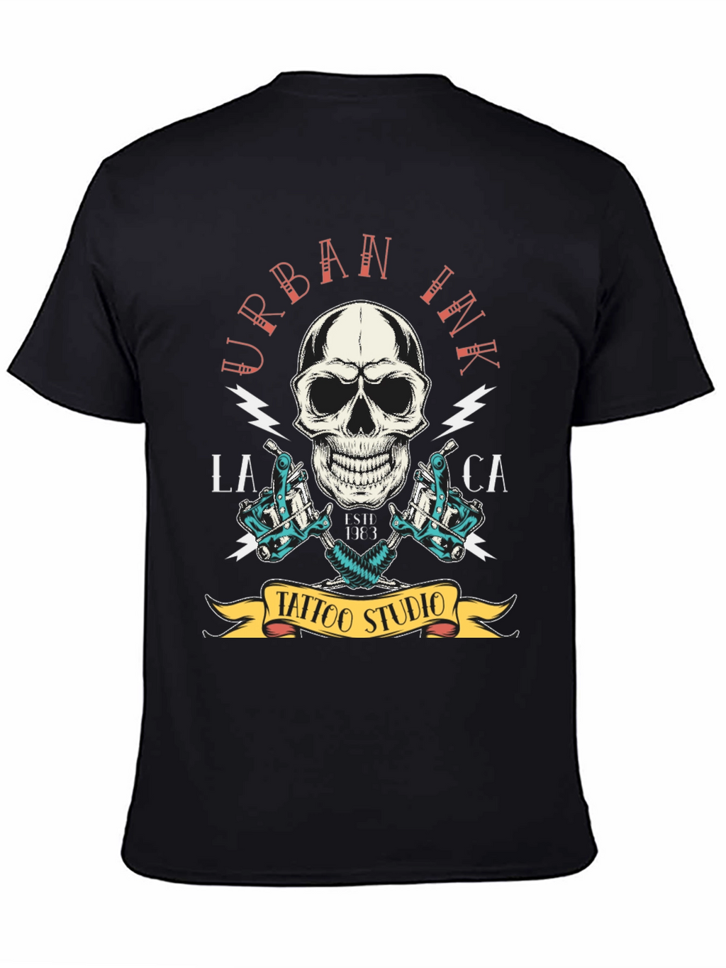 Urban Ink Tattoo Studio Black T-Shirt