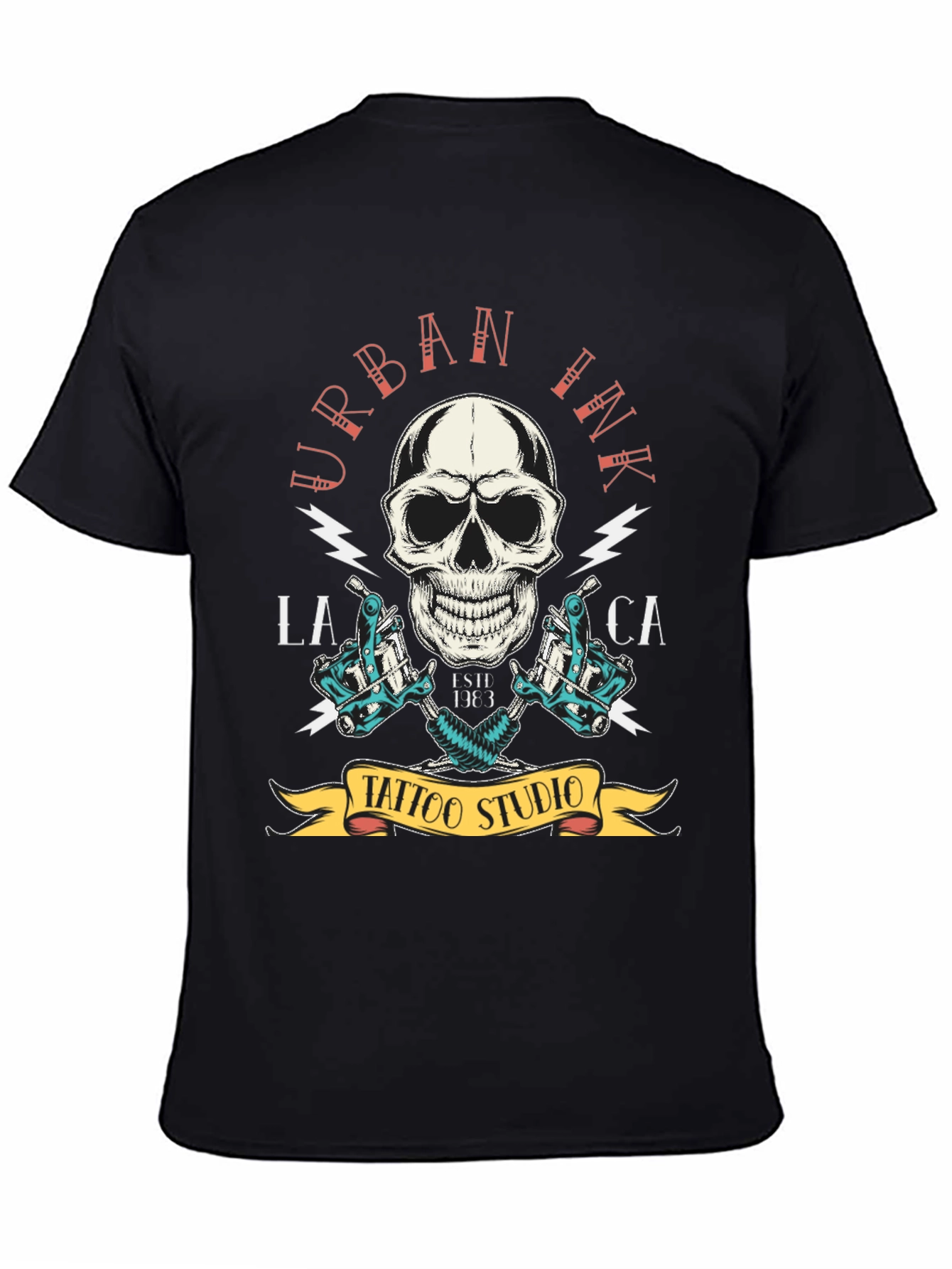 Urban Ink Tattoo Studio Black T-Shirt