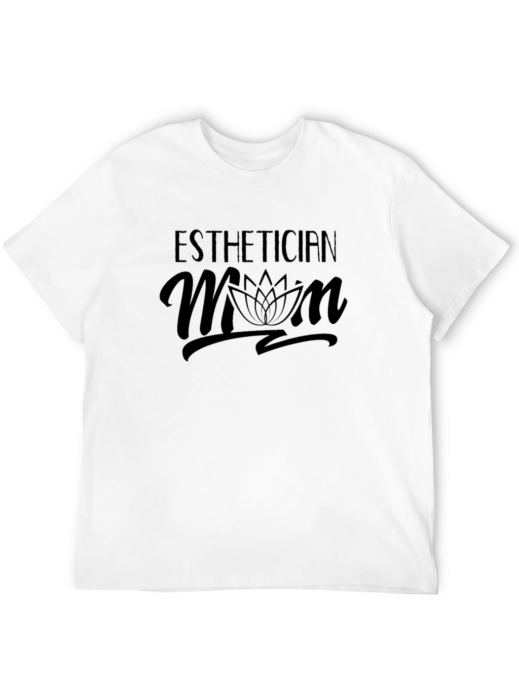 Esthetician Mom Black Graphic Tee