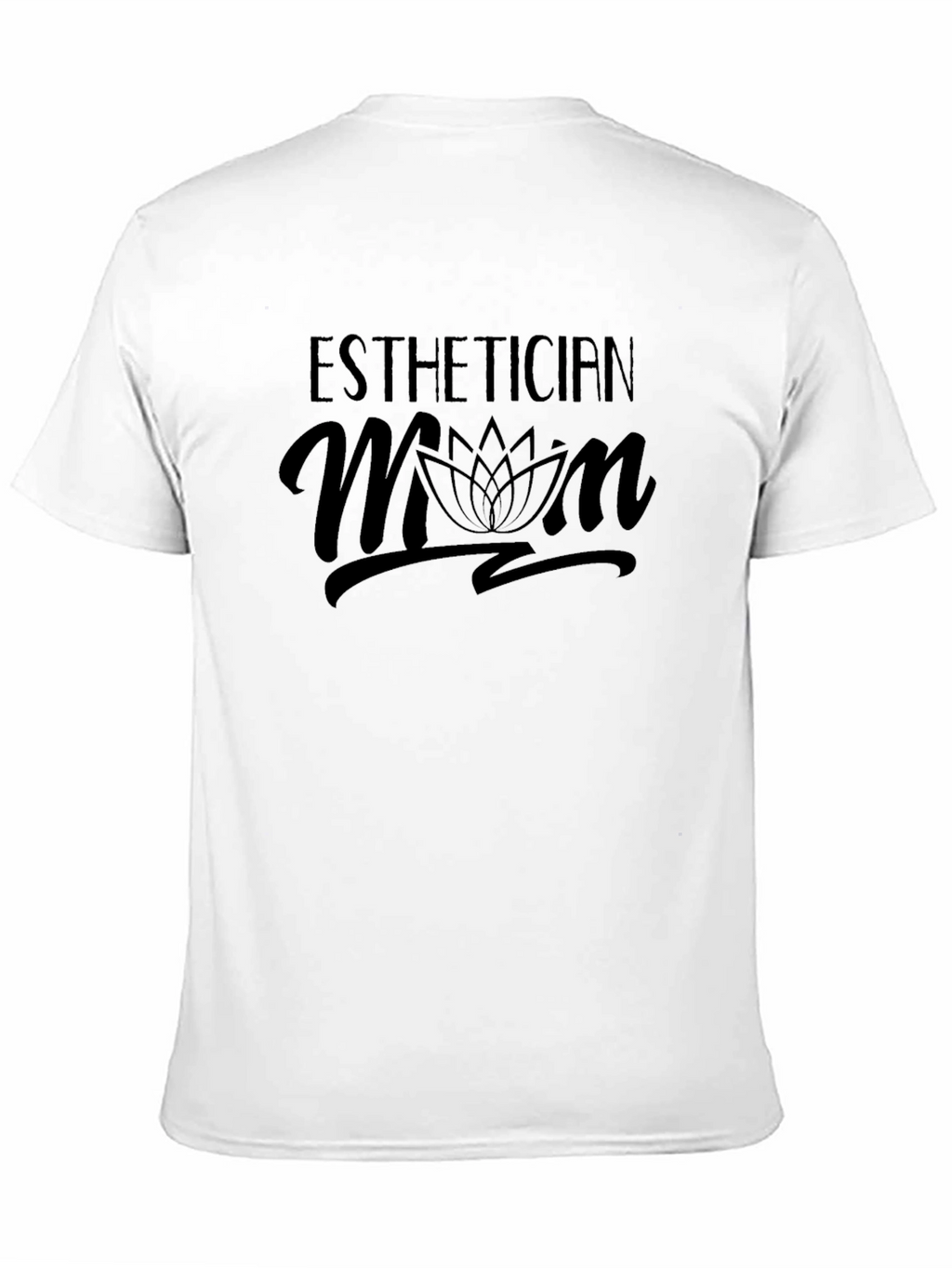 Esthetician Mom Black Graphic Tee
