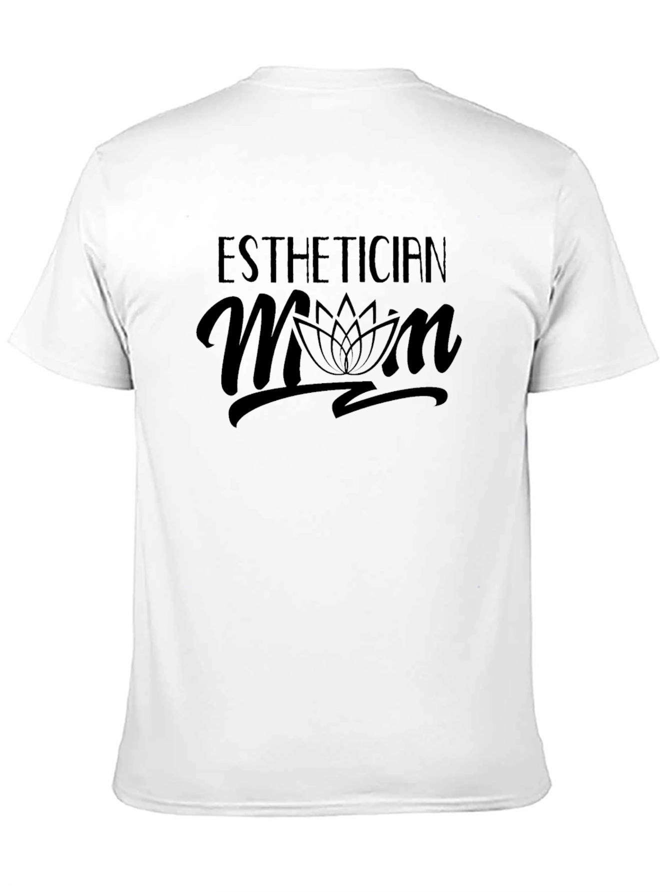 Esthetician Mom Black Graphic Tee