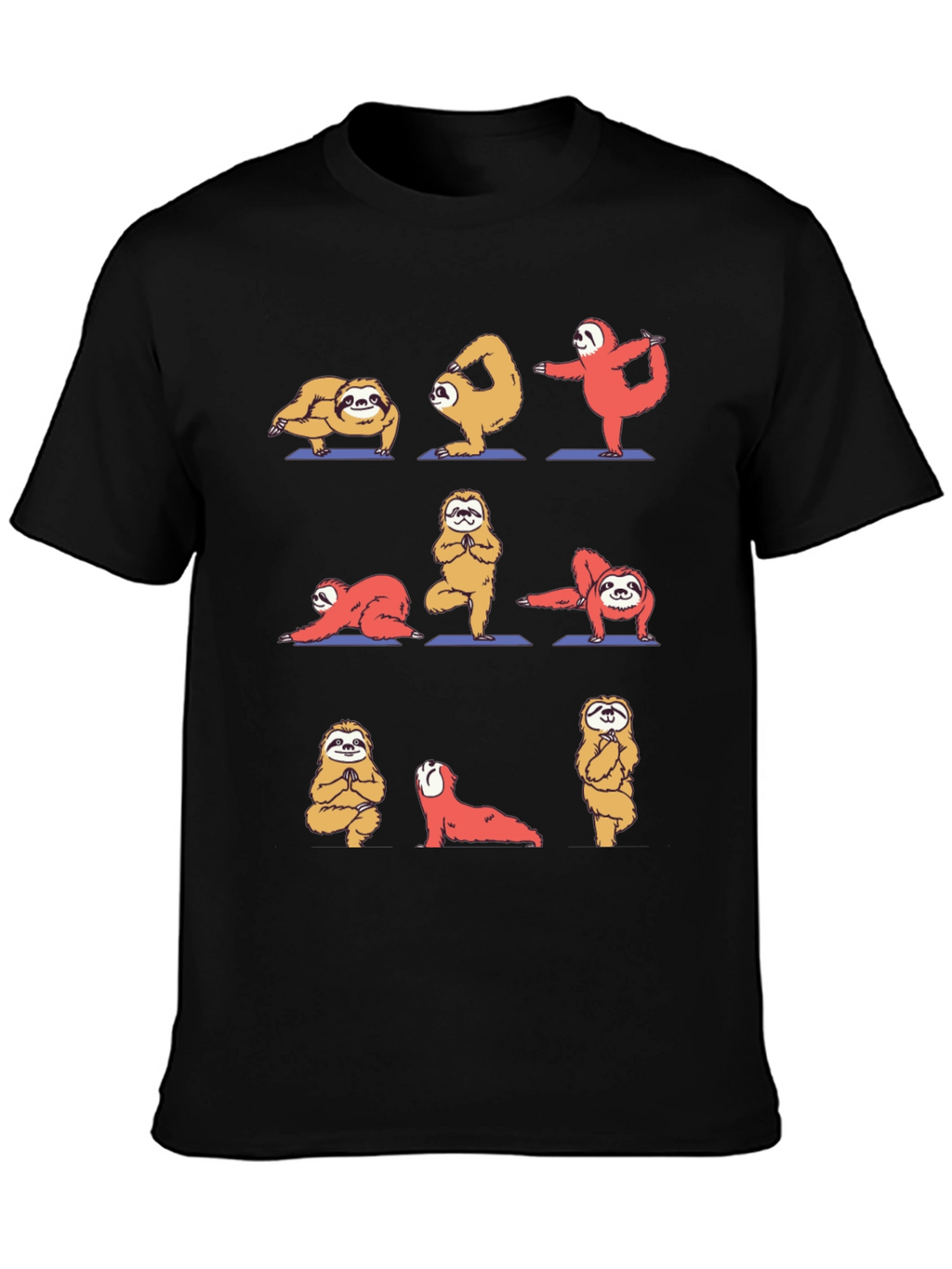 Sloth Yoga Graphic T-Shirt