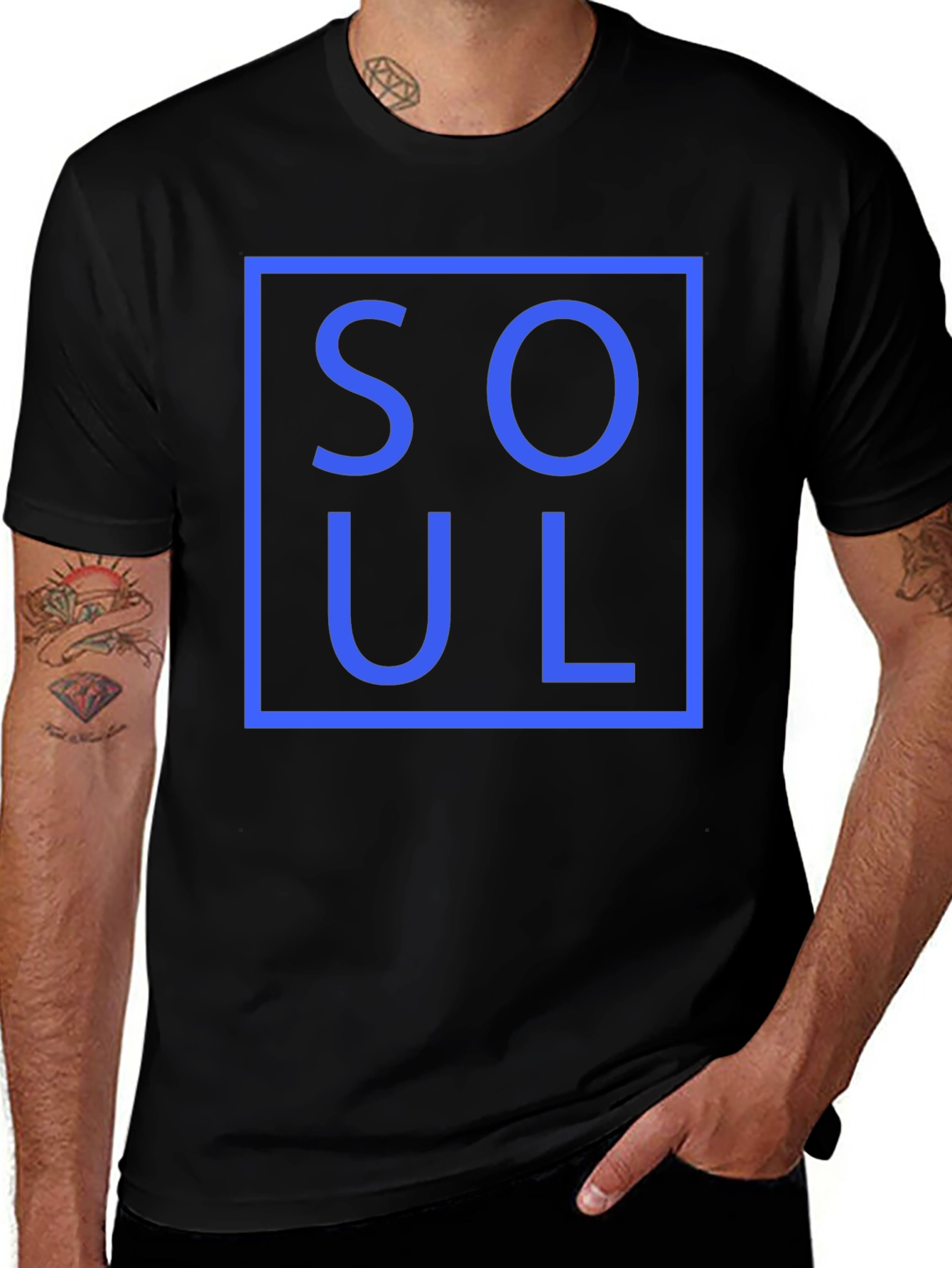 Soul Graphic T-Shirt - Black