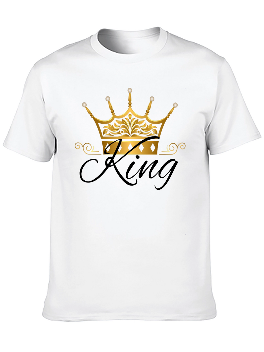 King Crown Graphic Black T-Shirt