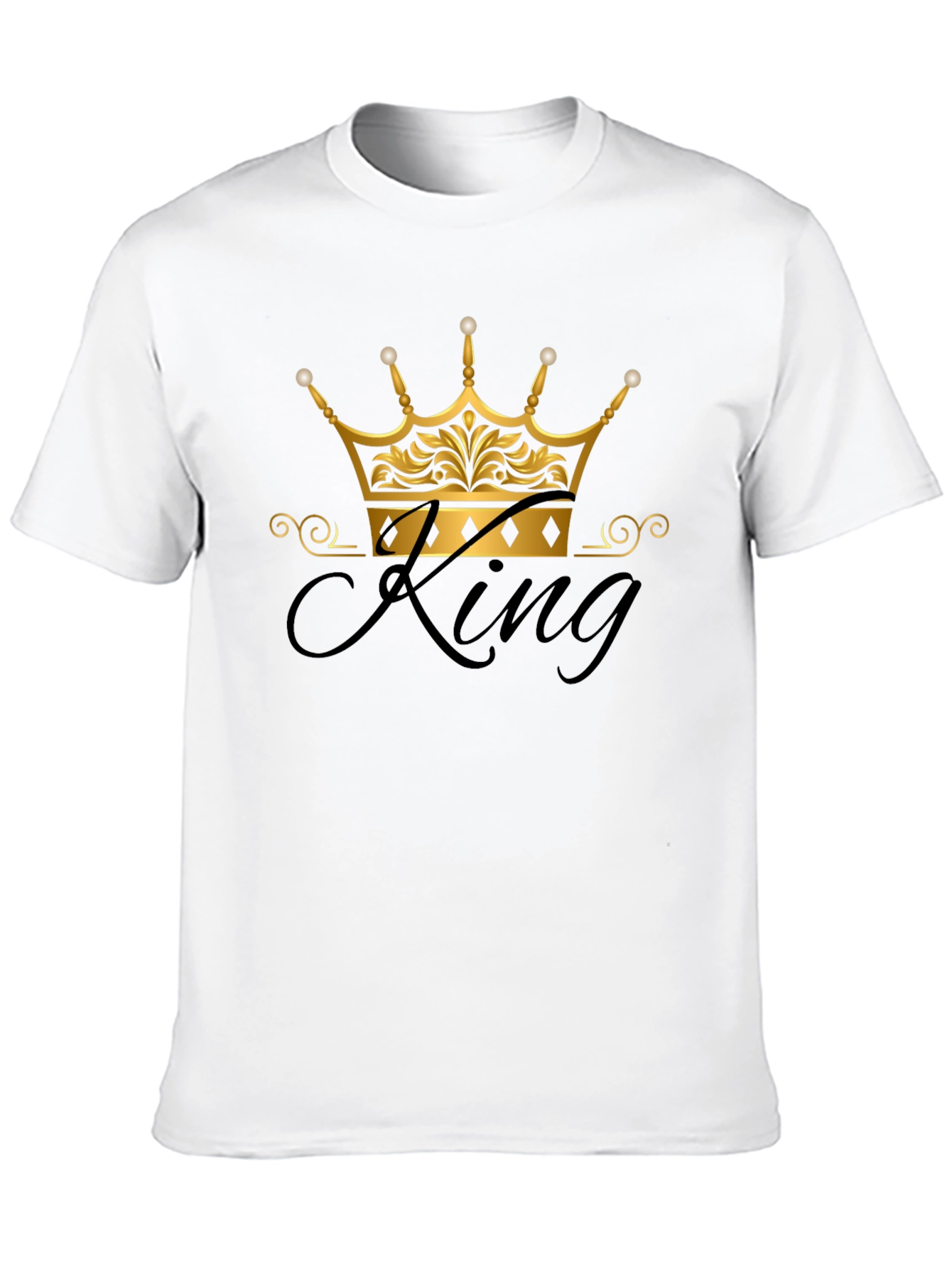 King Crown Graphic Black T-Shirt