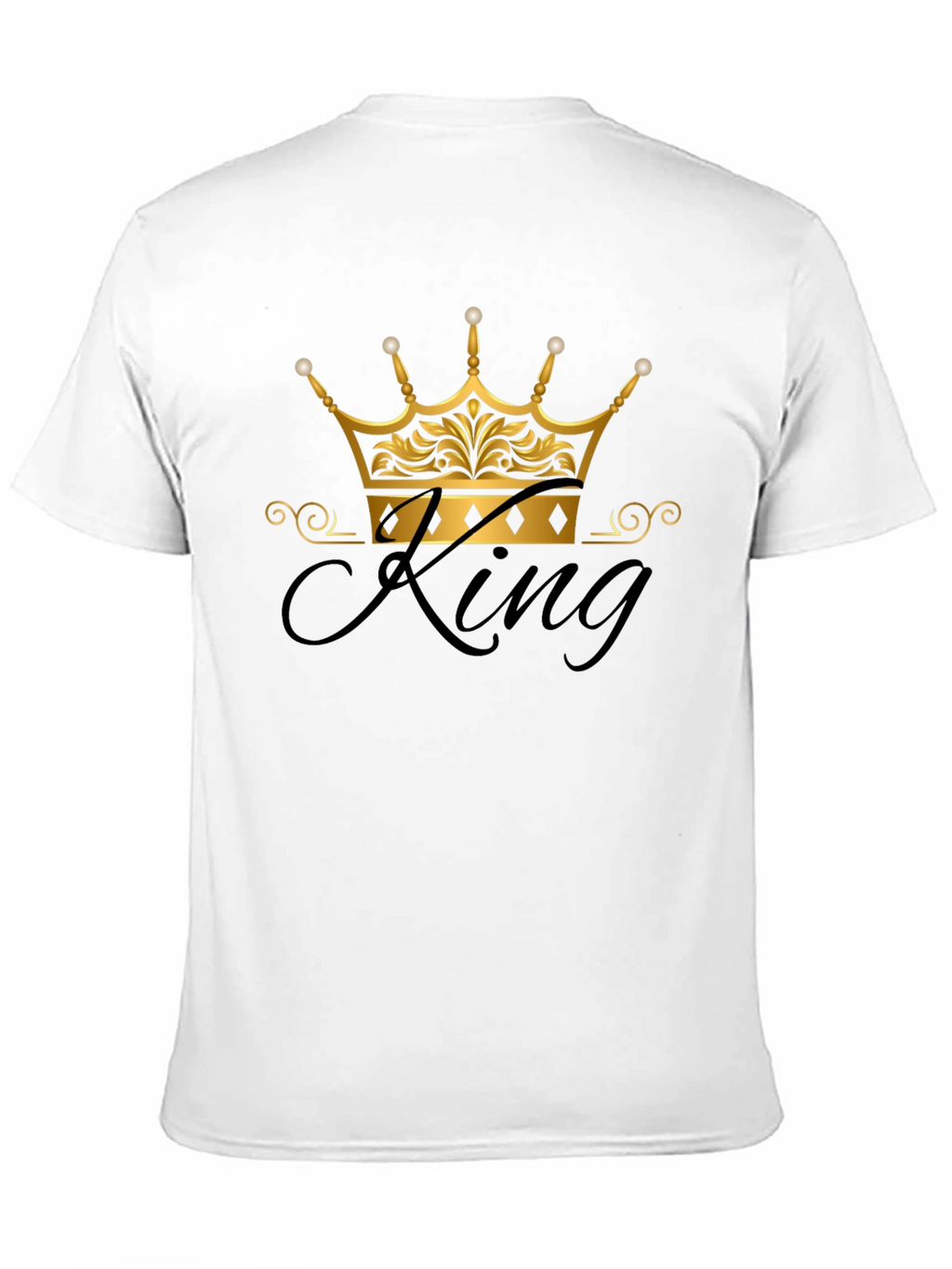 King Crown Graphic Black T-Shirt
