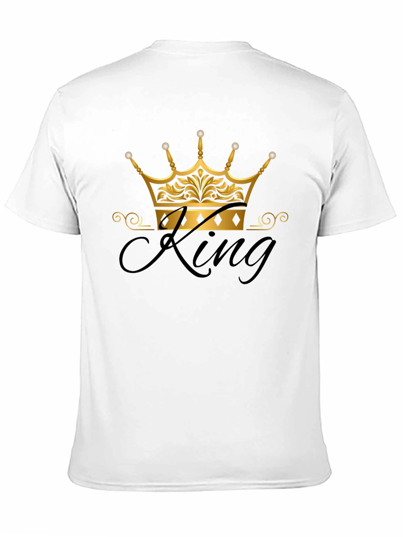 King Crown Graphic Black T-Shirt