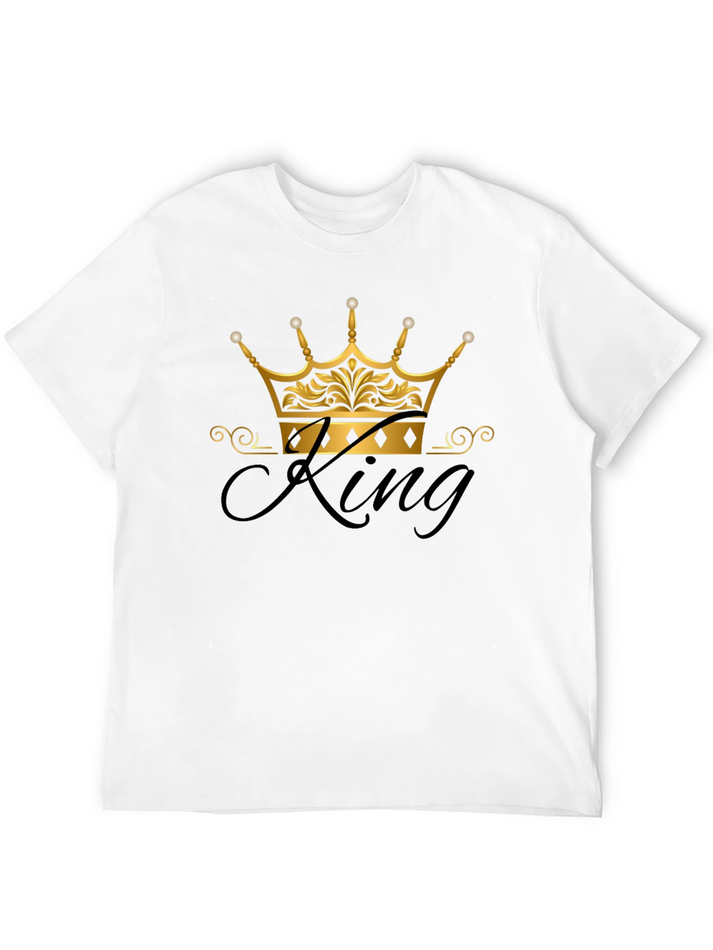 King Crown Graphic Black T-Shirt