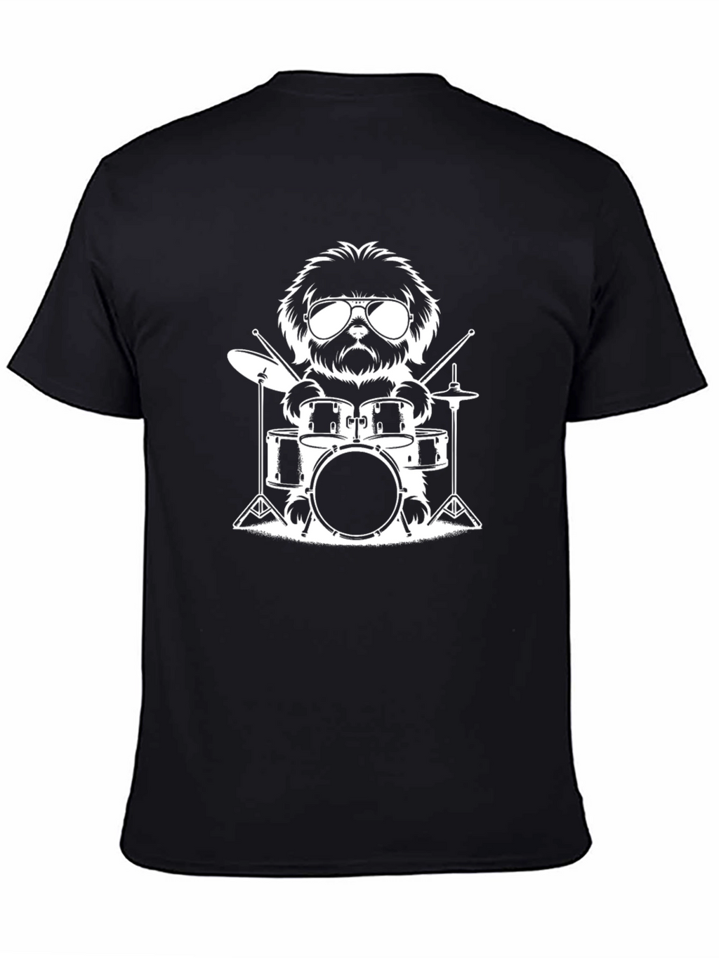 Dog Drummer Graphic Tee