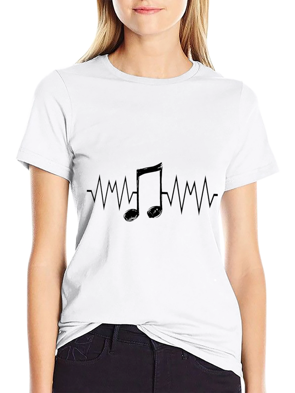Musical Heartbeat T-Shirt - Rhythm of Life Tee