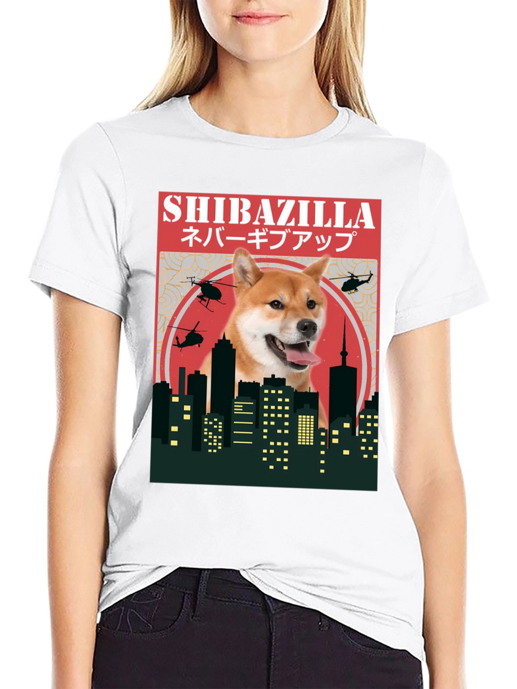 Shibazilla T-Shirt - Doge Meme Tee