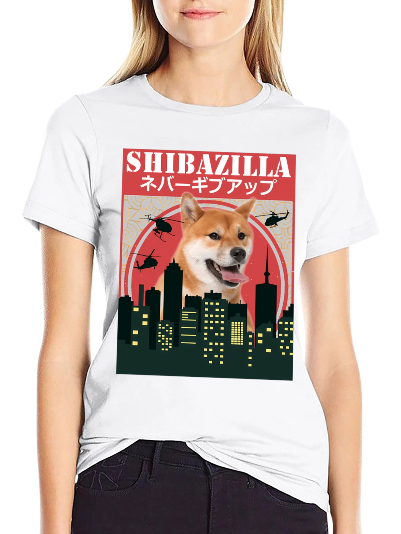 Shibazilla T-Shirt - Doge Meme Tee
