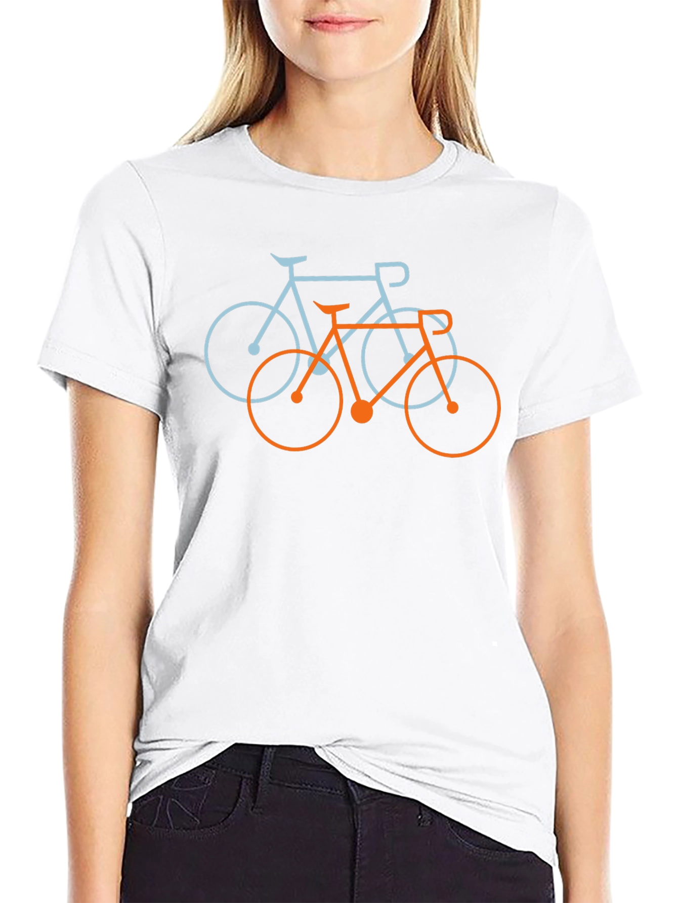 Stylish Bicycle Graphic Tee