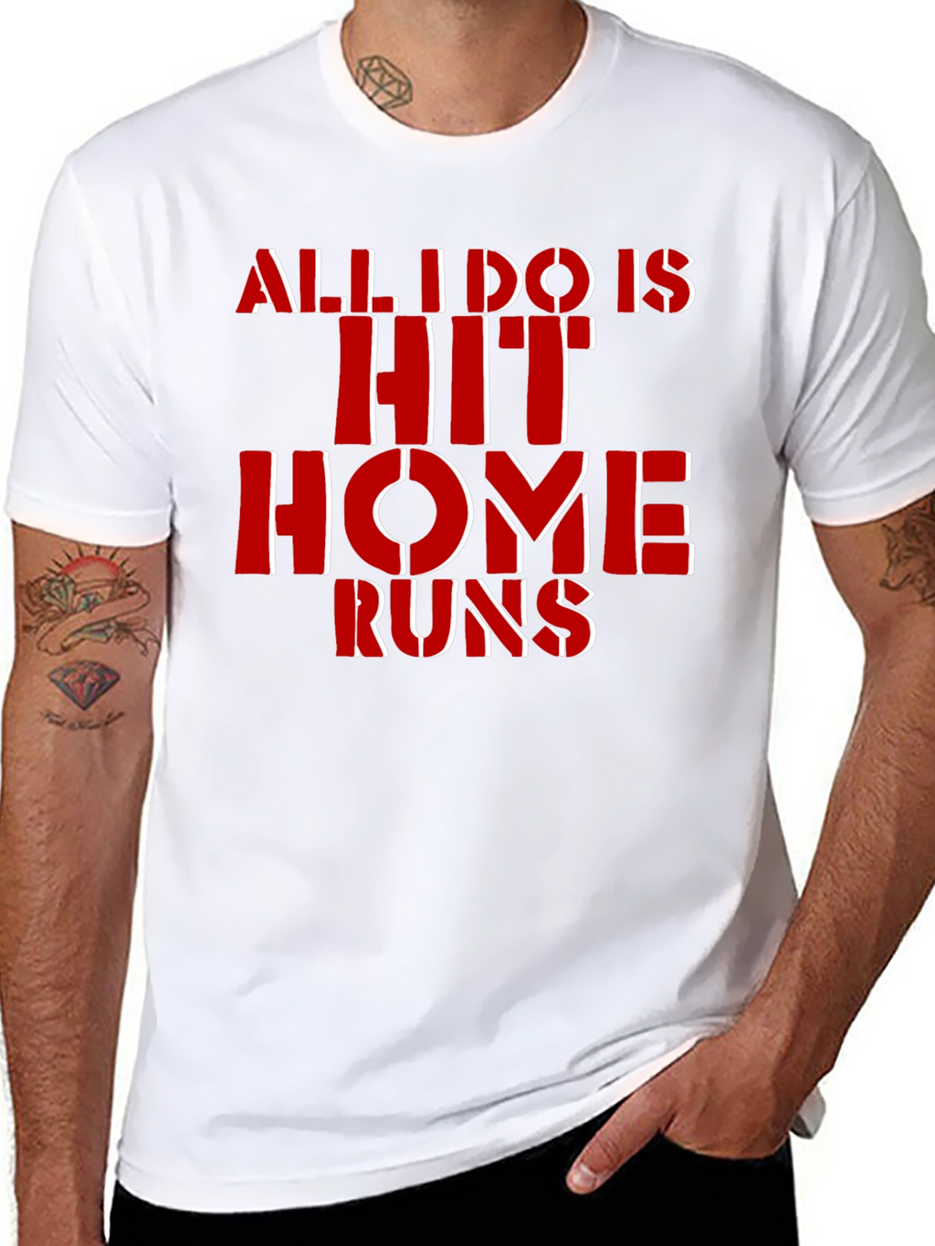 Hit Home Runs T-Shirt - Baseball Fan Tee