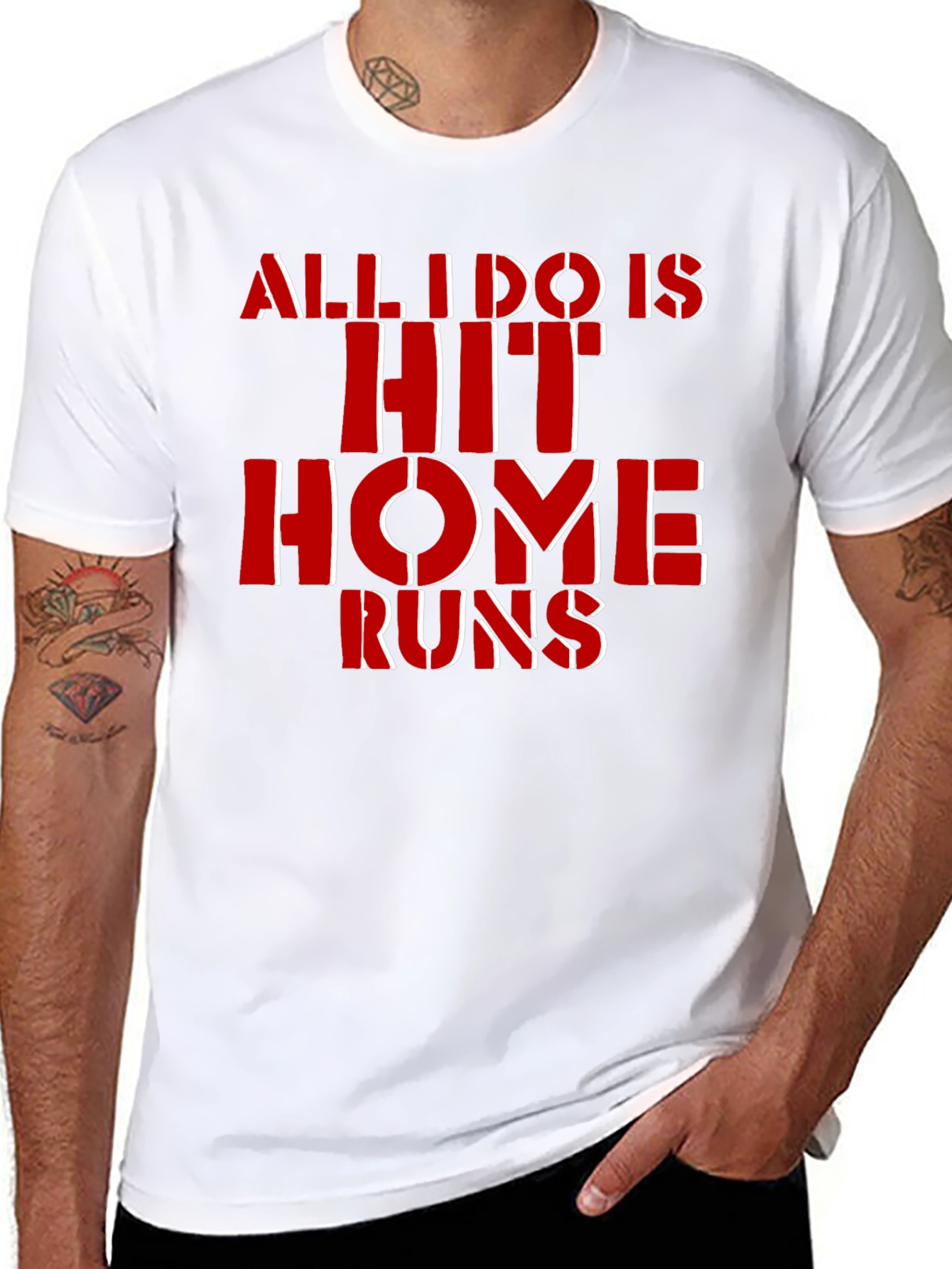 Hit Home Runs T-Shirt - Baseball Fan Tee