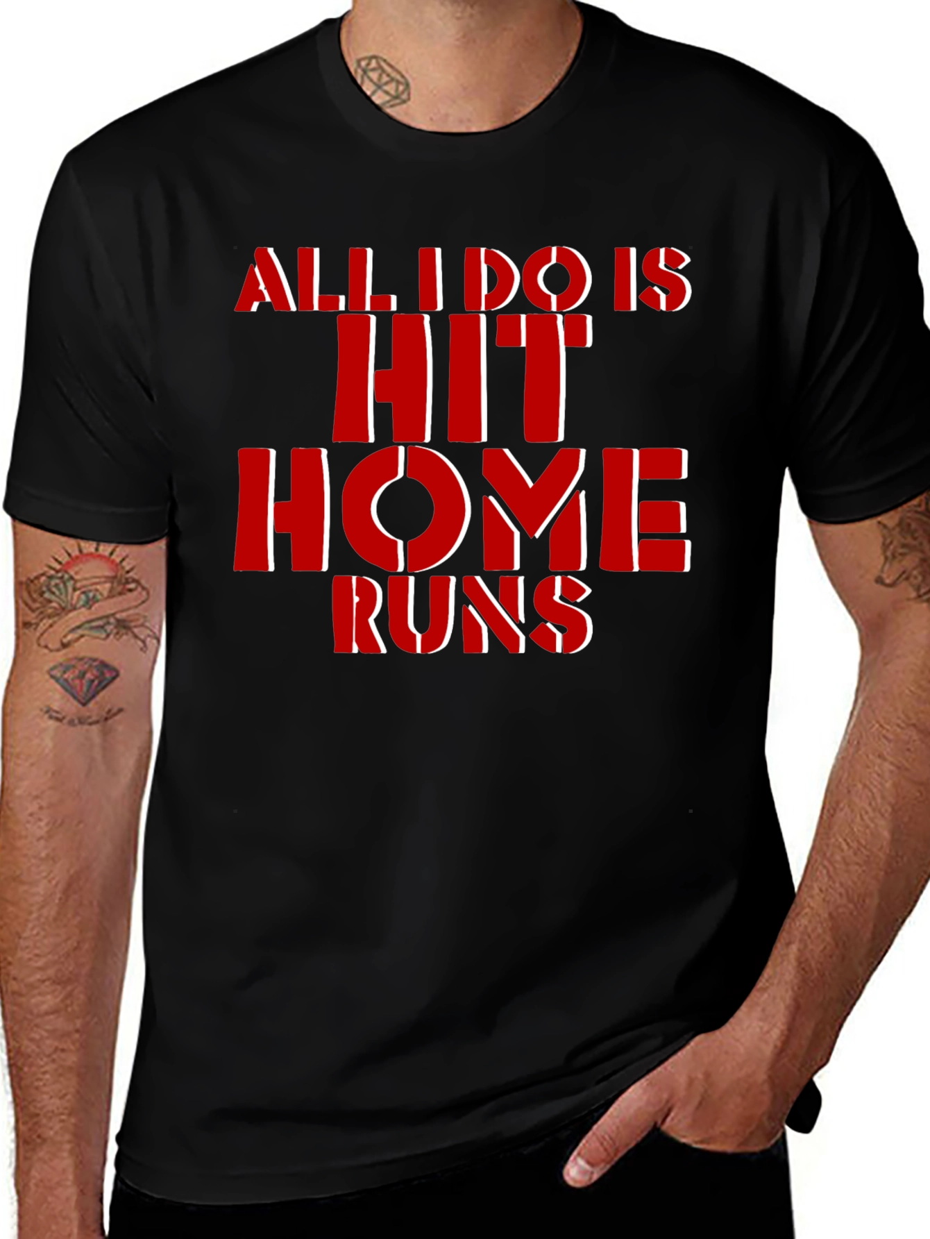 Hit Home Runs T-Shirt - Baseball Fan Tee