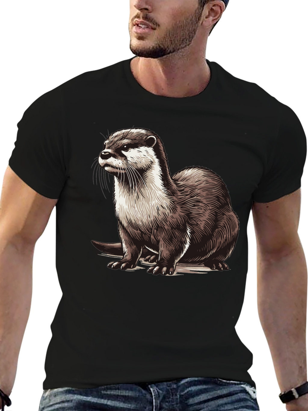 Otter Graphic Print T-Shirt