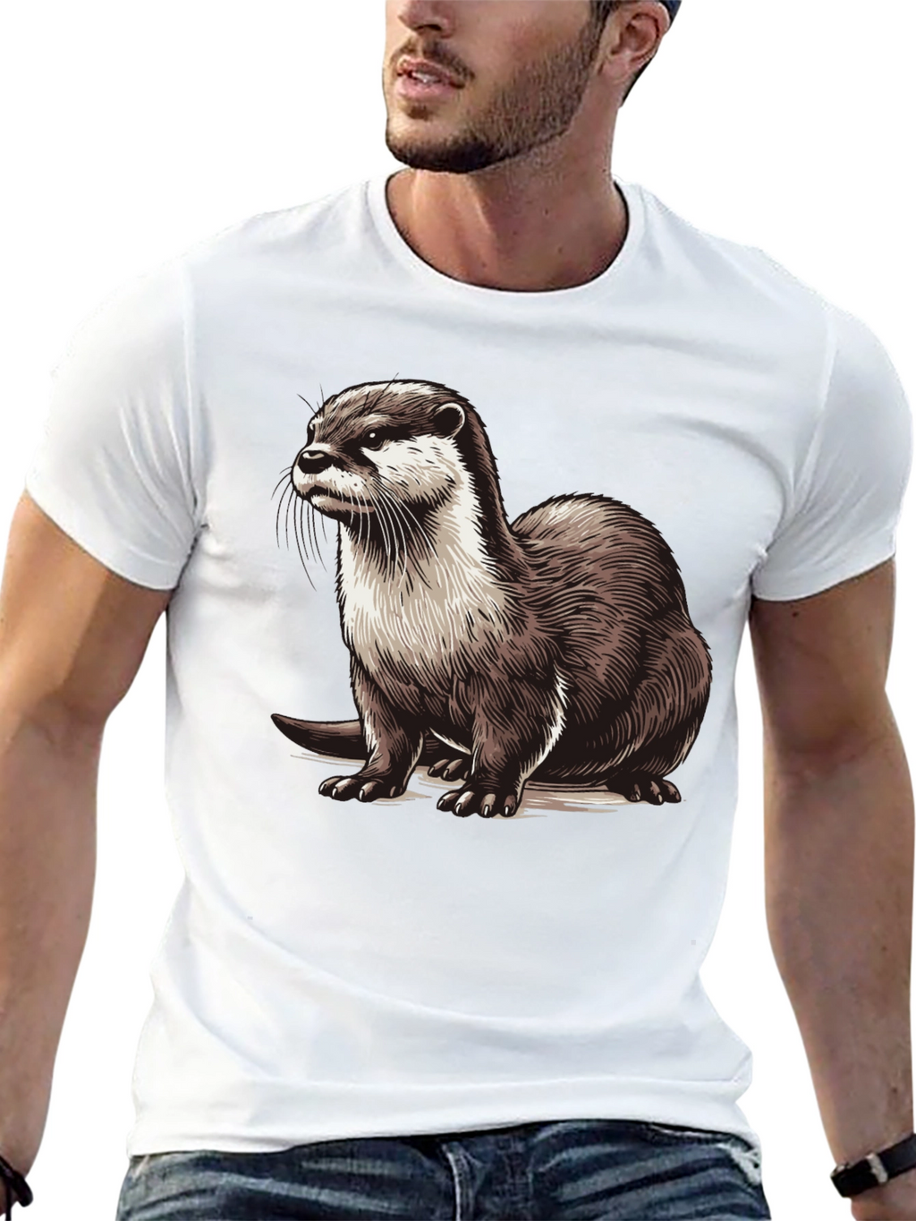 Otter Graphic Print T-Shirt
