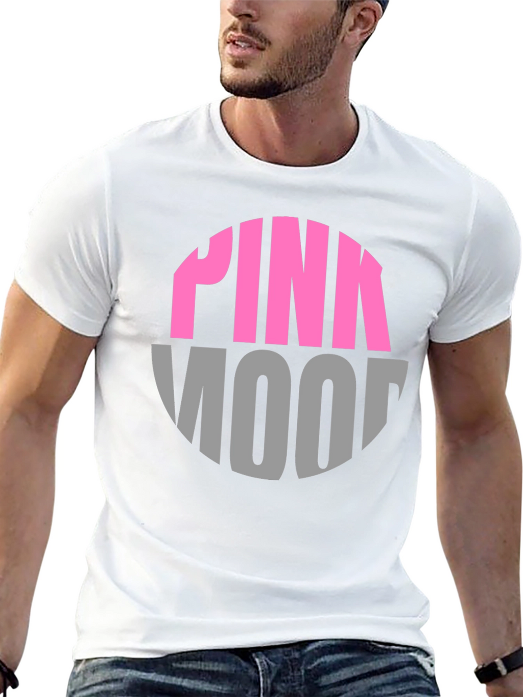 Pink Mood Graphic Tee - Stylish Comfort