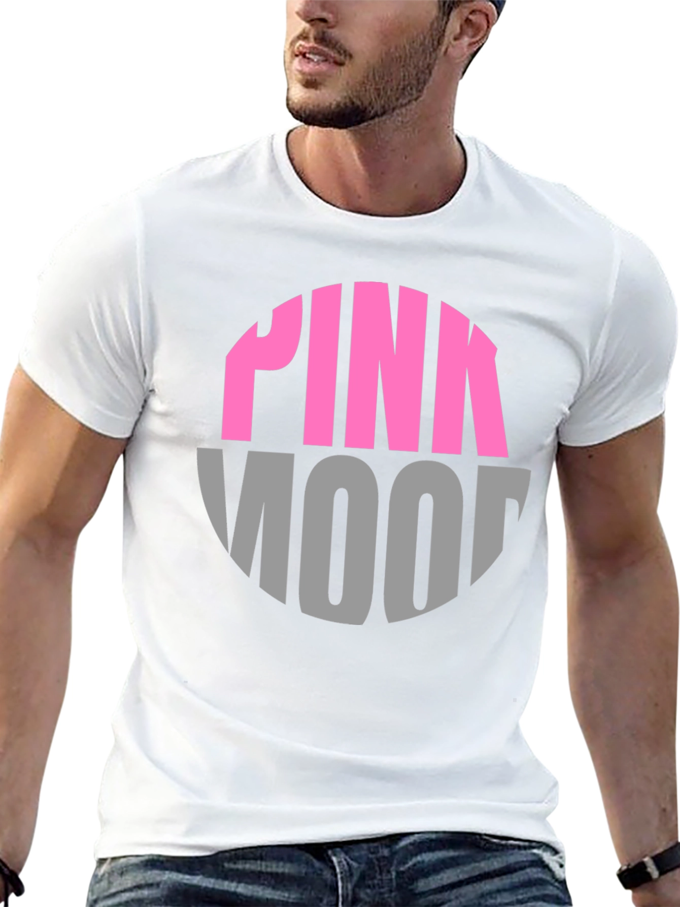 Pink Mood Graphic Tee - Stylish Comfort