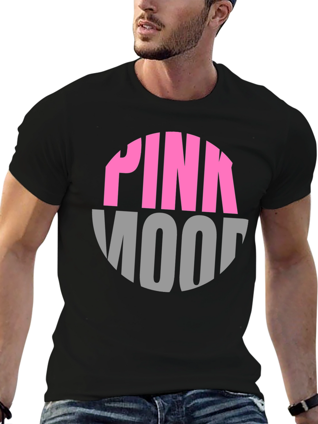 Pink Mood Graphic Tee - Stylish Comfort