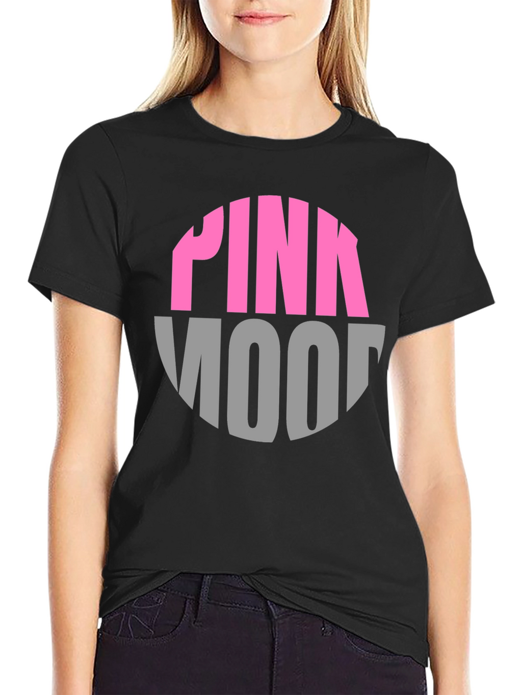 Pink Mood Graphic Tee - Stylish Comfort