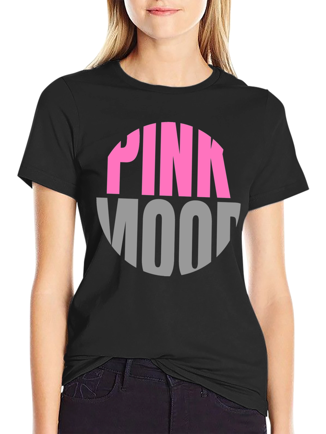 Pink Mood Graphic Tee - Stylish Comfort