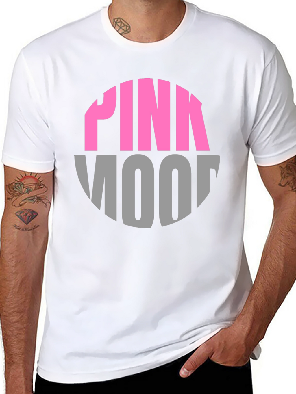 Pink Mood Graphic Tee - Stylish Comfort
