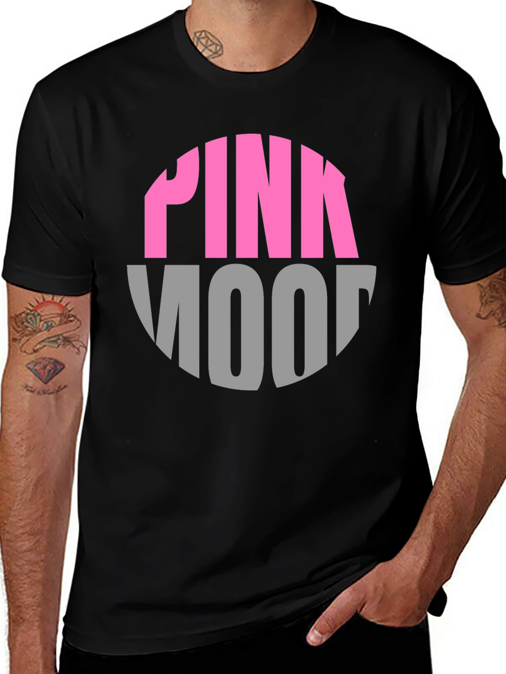 Pink Mood Graphic Tee - Stylish Comfort