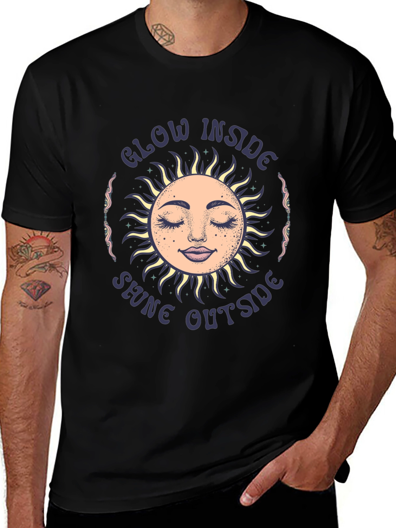 Glow Inside Shine Outside Graphic Tee