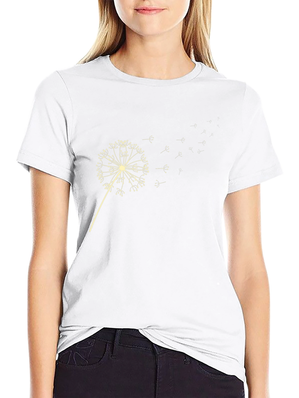 Black Dandelion Graphic Tee
