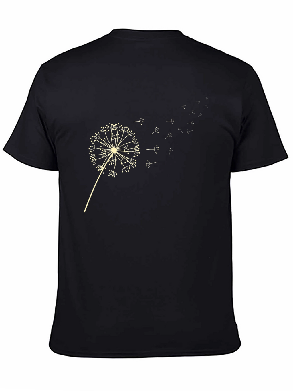 Black Dandelion Graphic Tee