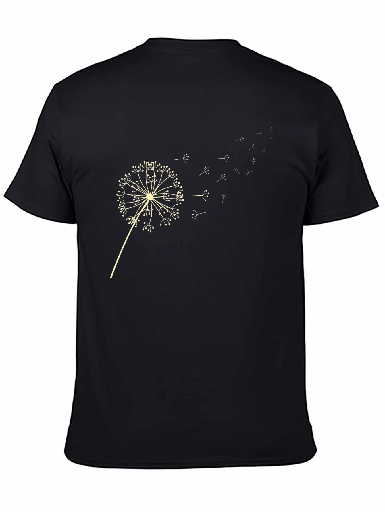 Black Dandelion Graphic Tee