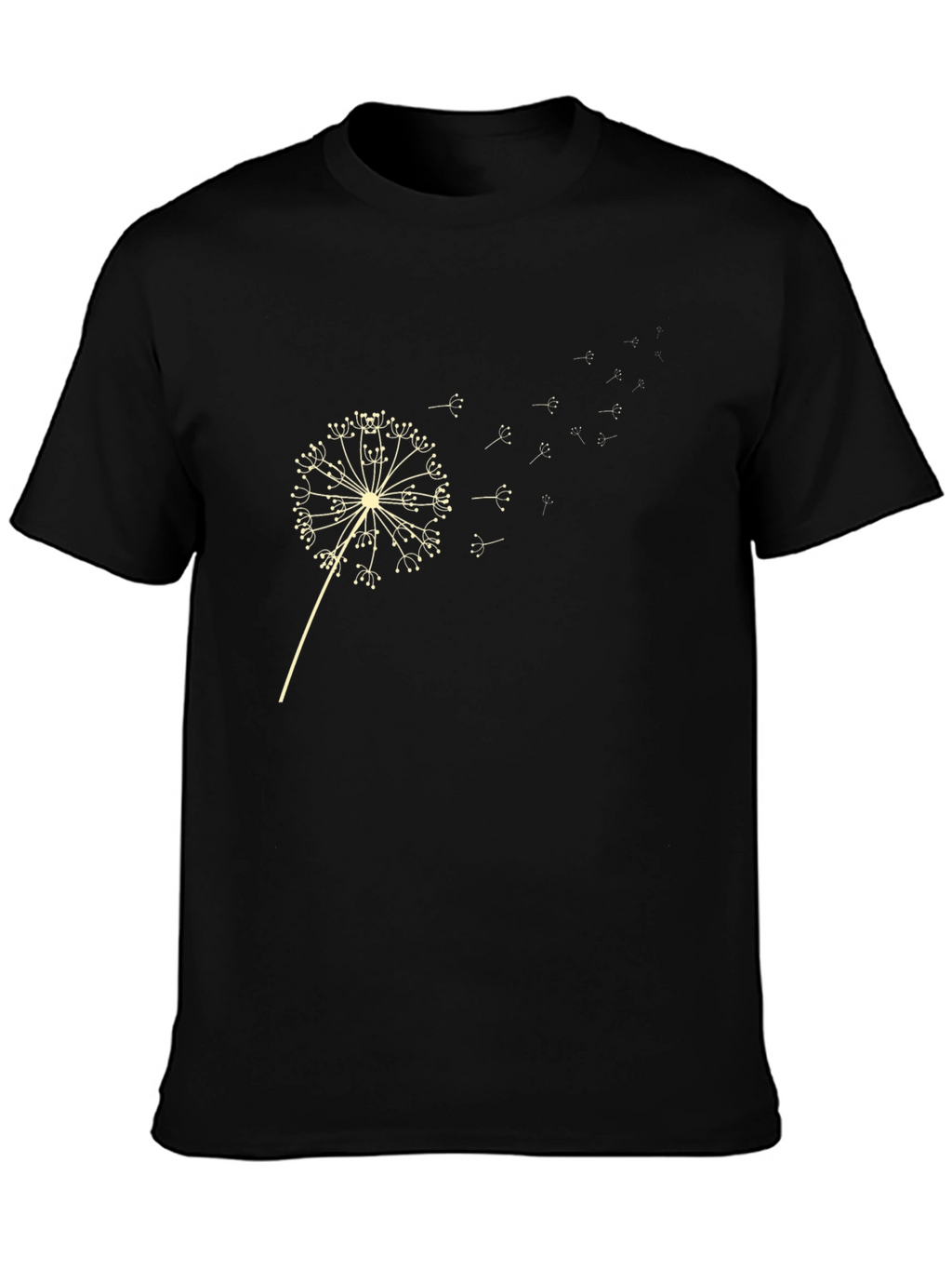 Black Dandelion Graphic Tee