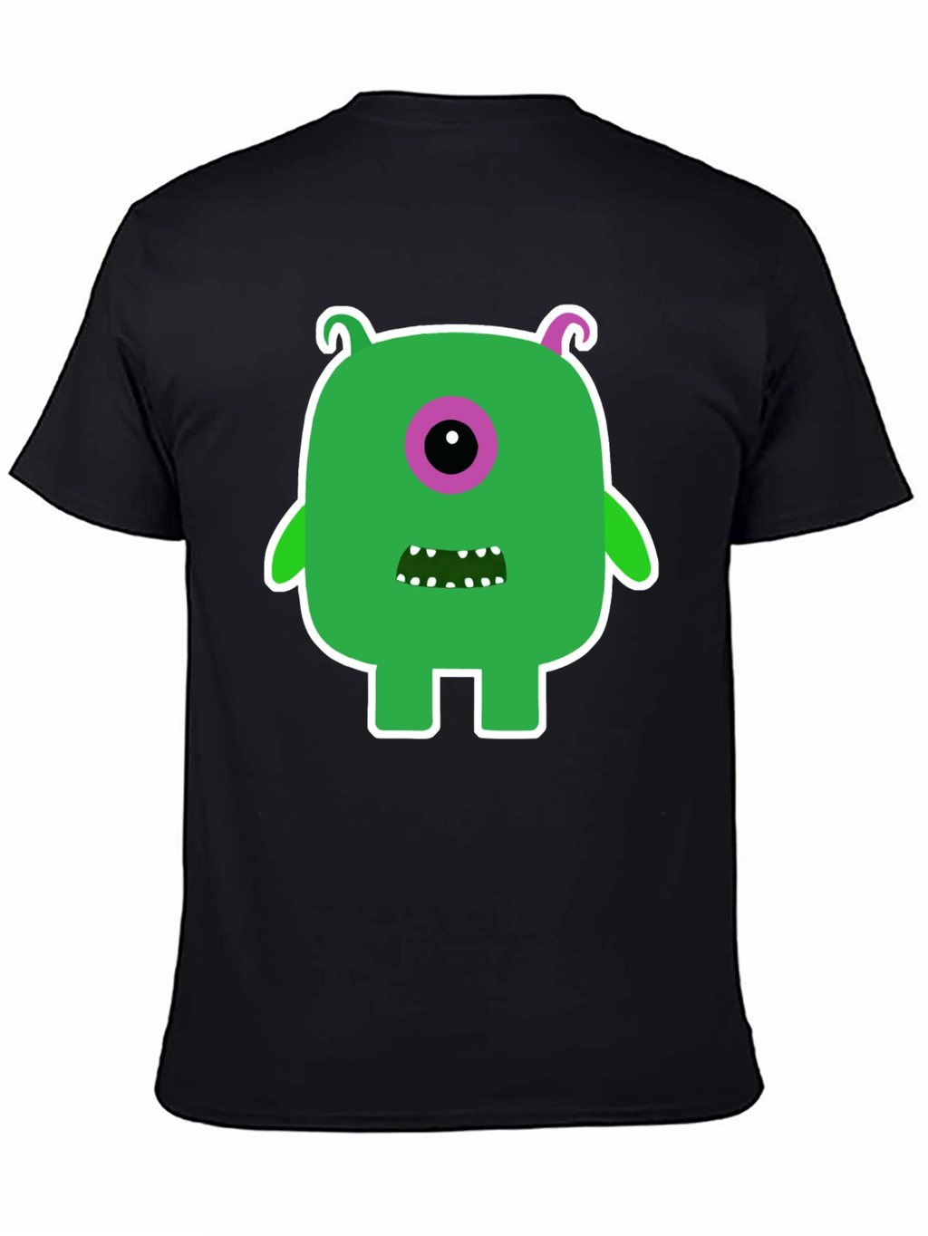 Monster Graphic Tee -  Funky One-Eyed Character