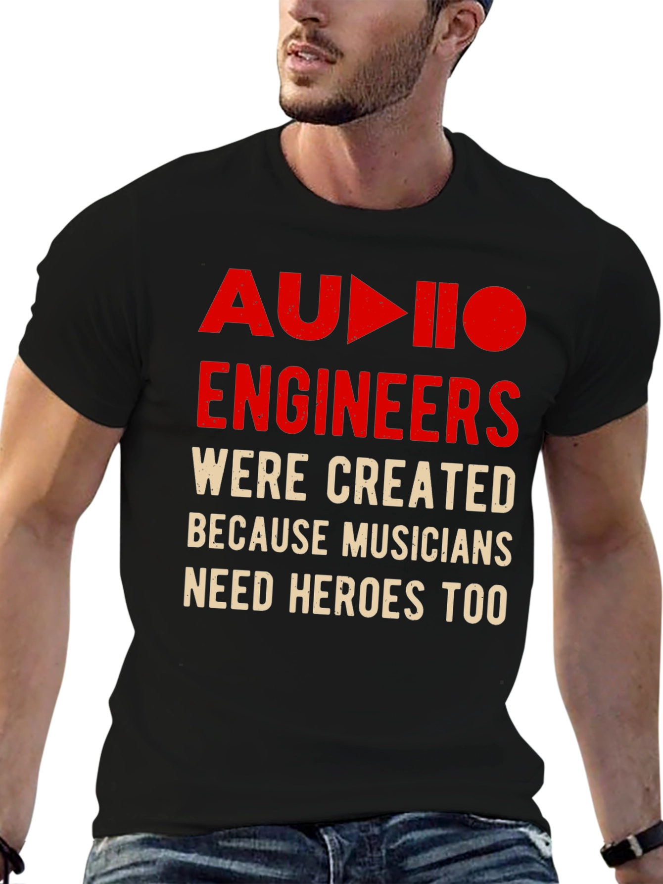 Audio Engineers Hero T-Shirt