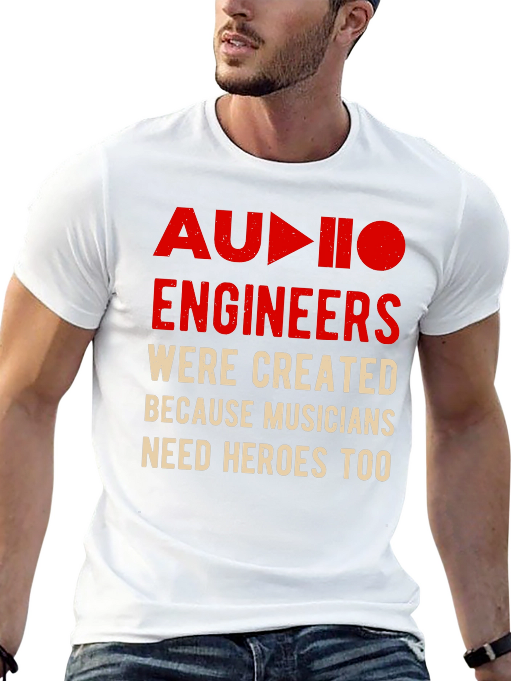 Audio Engineers Hero T-Shirt