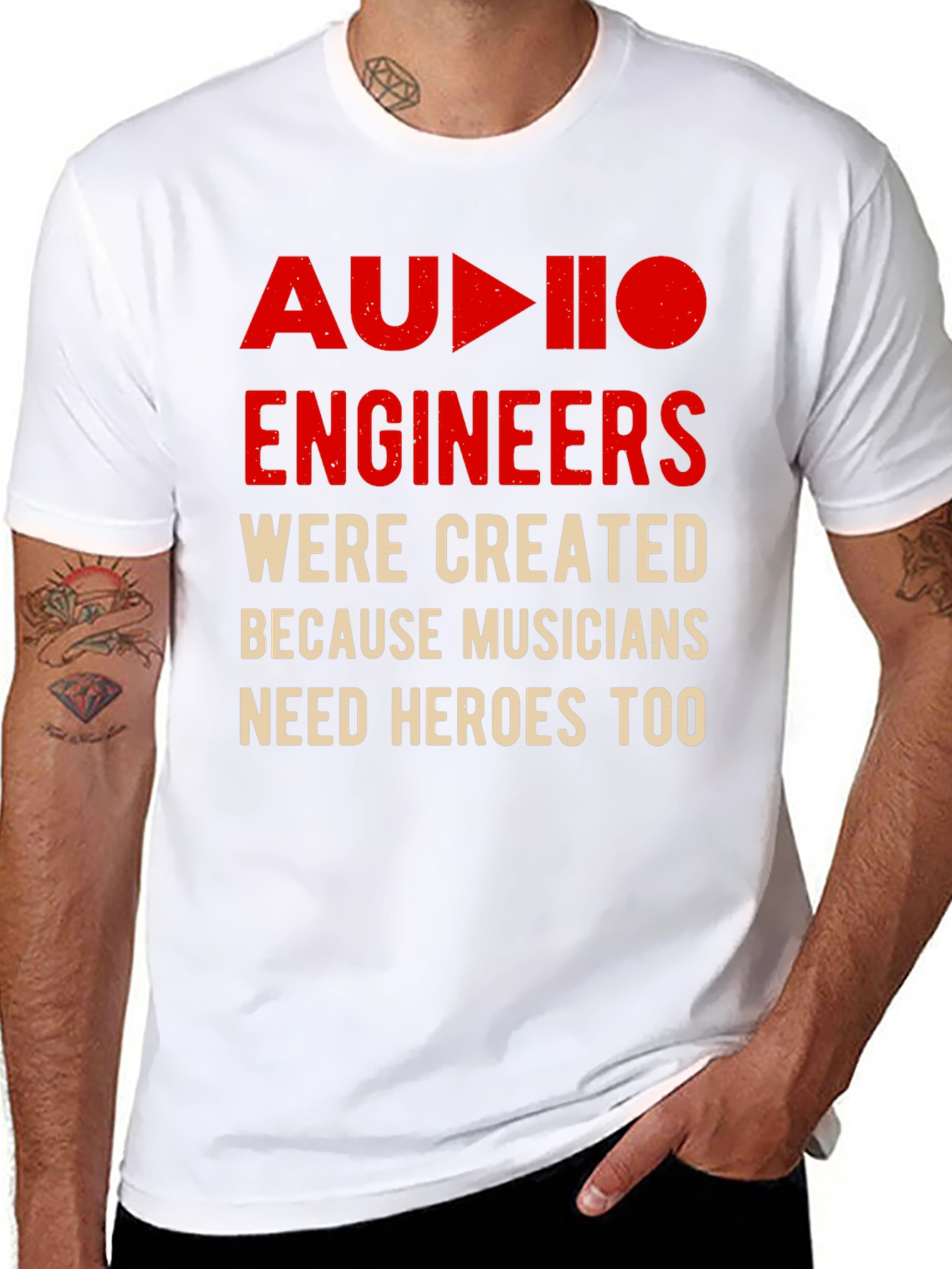 Audio Engineers Hero T-Shirt