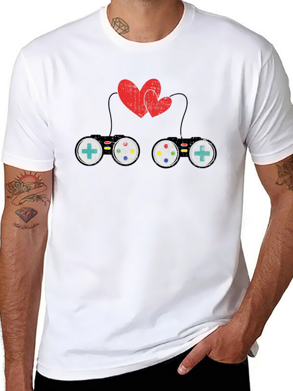 Gamer Love Black T-Shirt