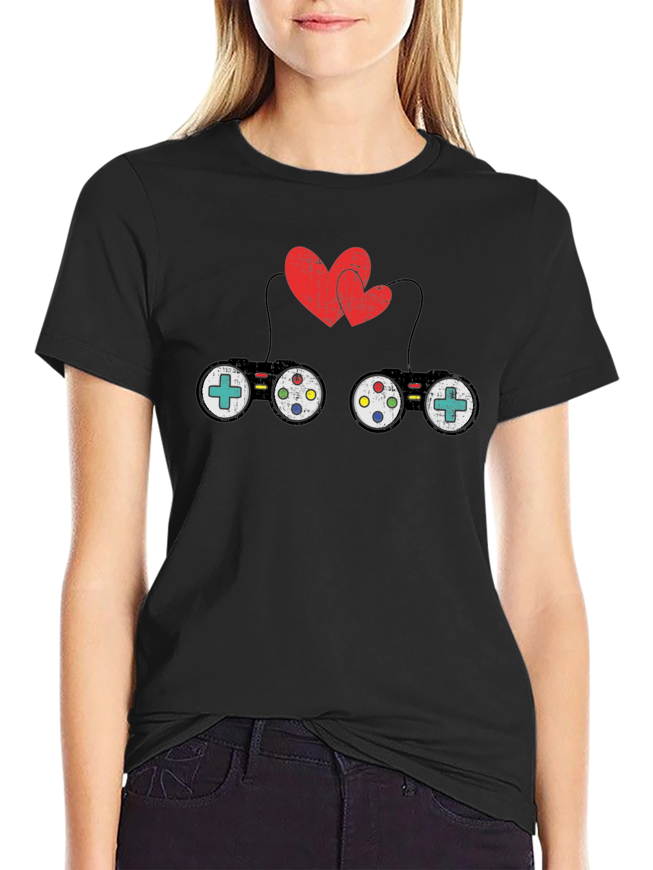 Gamer Love Black T-Shirt