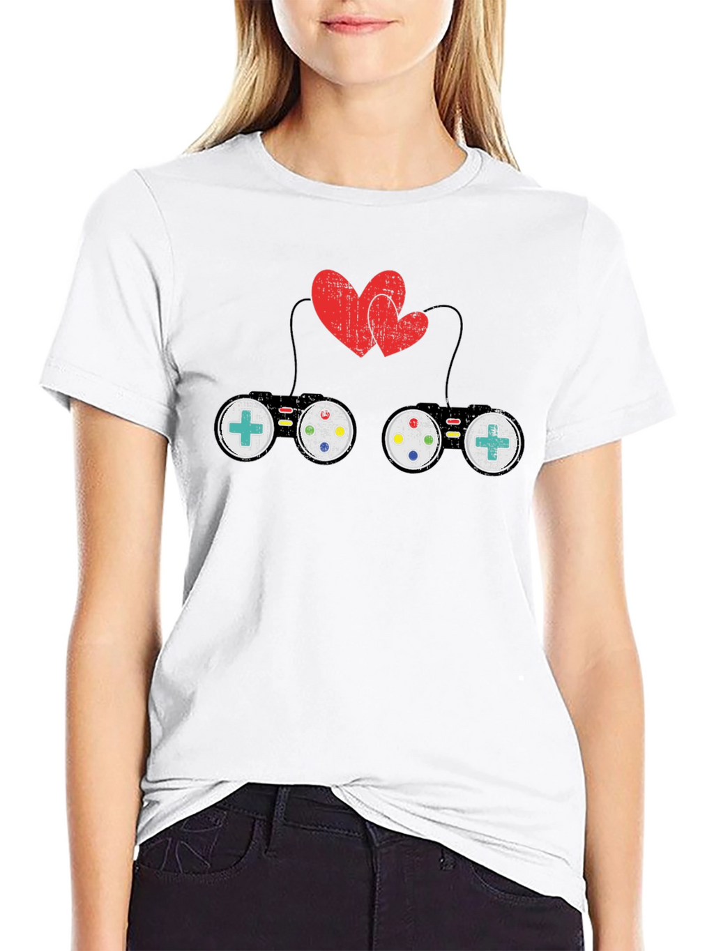 Gamer Love Black T-Shirt