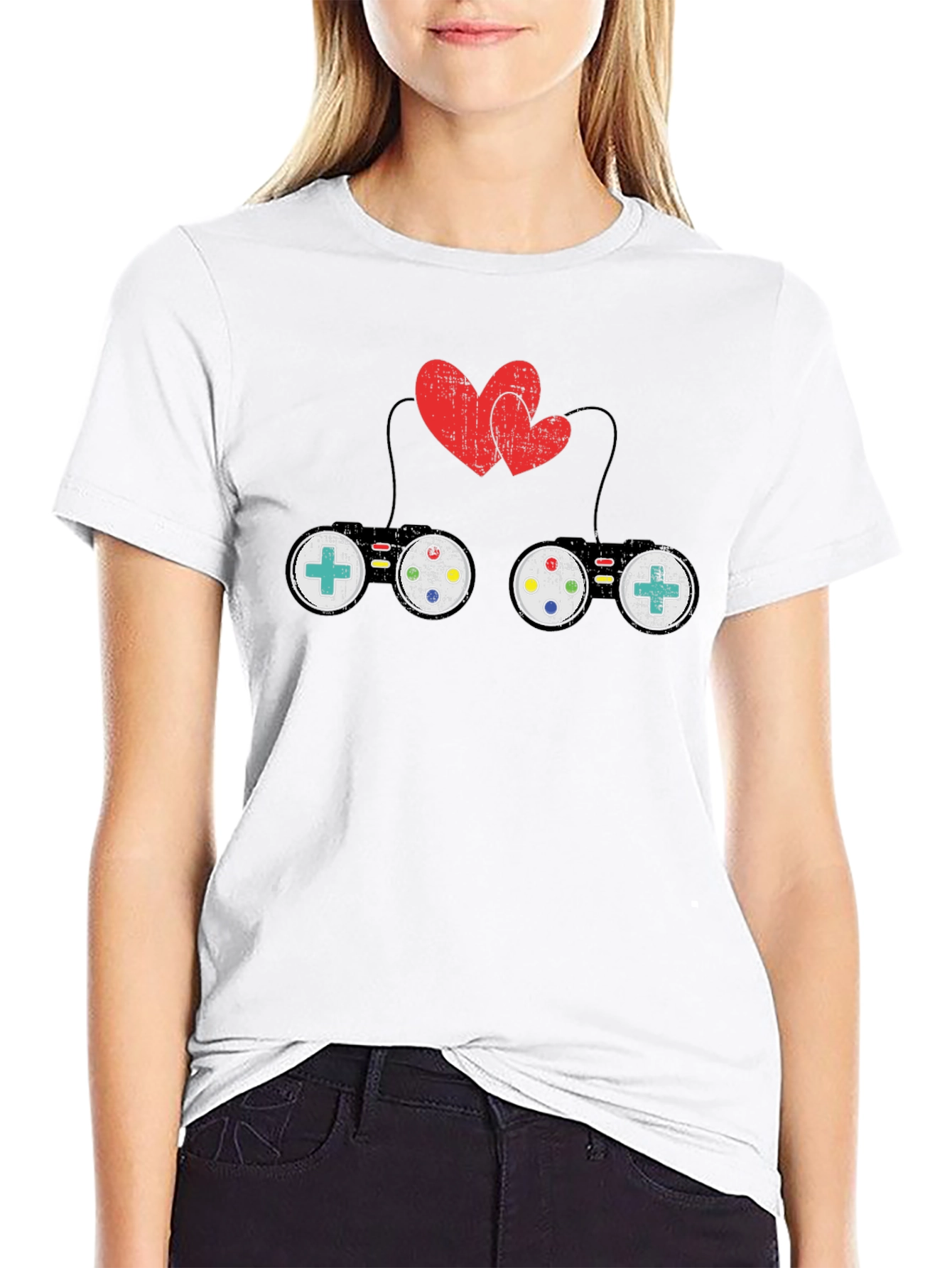 Gamer Love Black T-Shirt