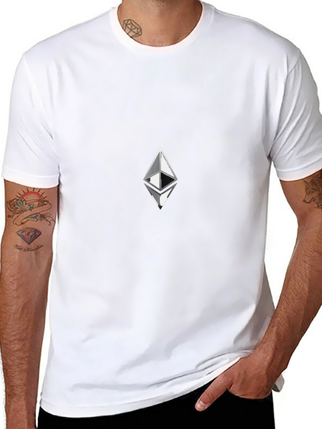 Ethereum Logo Black T-Shirt