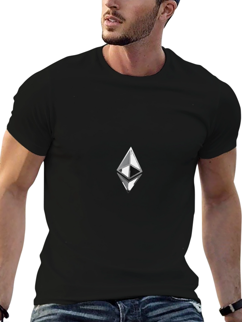Ethereum Logo Black T-Shirt