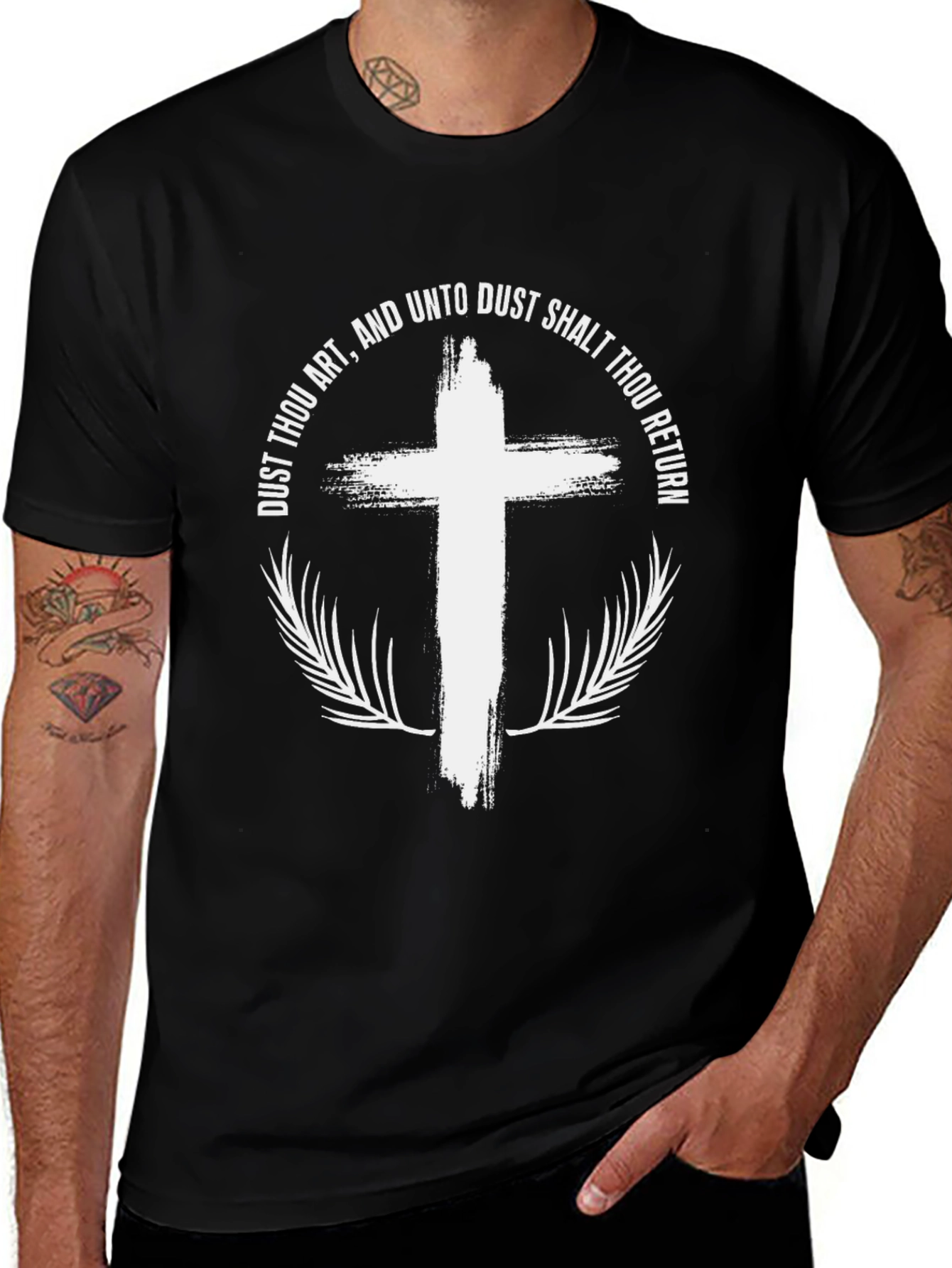 Dust Thou Art Christian Graphic T-Shirt