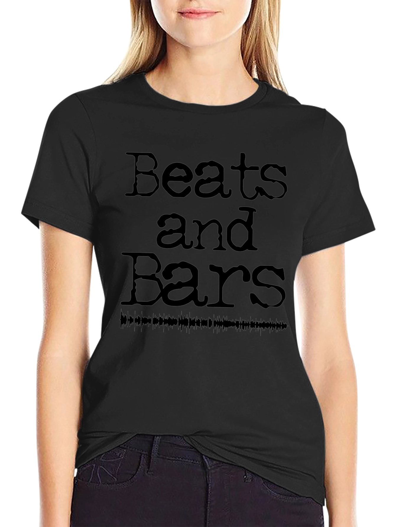 Beats and Bars Graphic Print T-Shirt