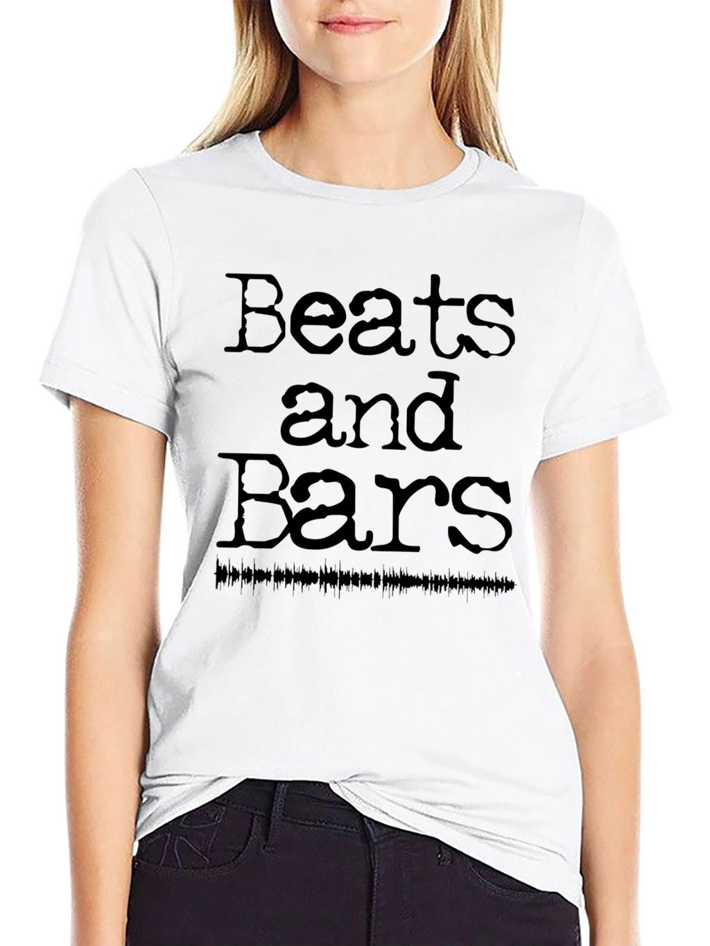 Beats and Bars Graphic Print T-Shirt