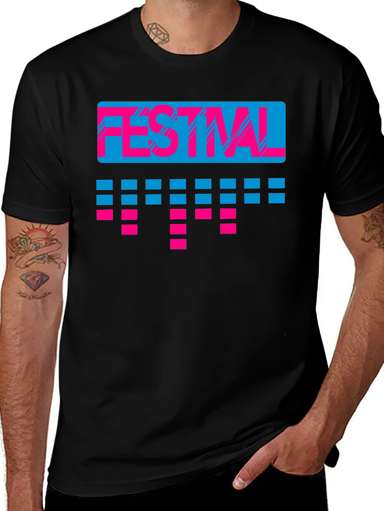 Retro Festival T-Shirt - 80s Style Tee